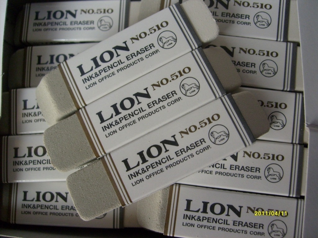 日本LION 510耐磨測試橡皮